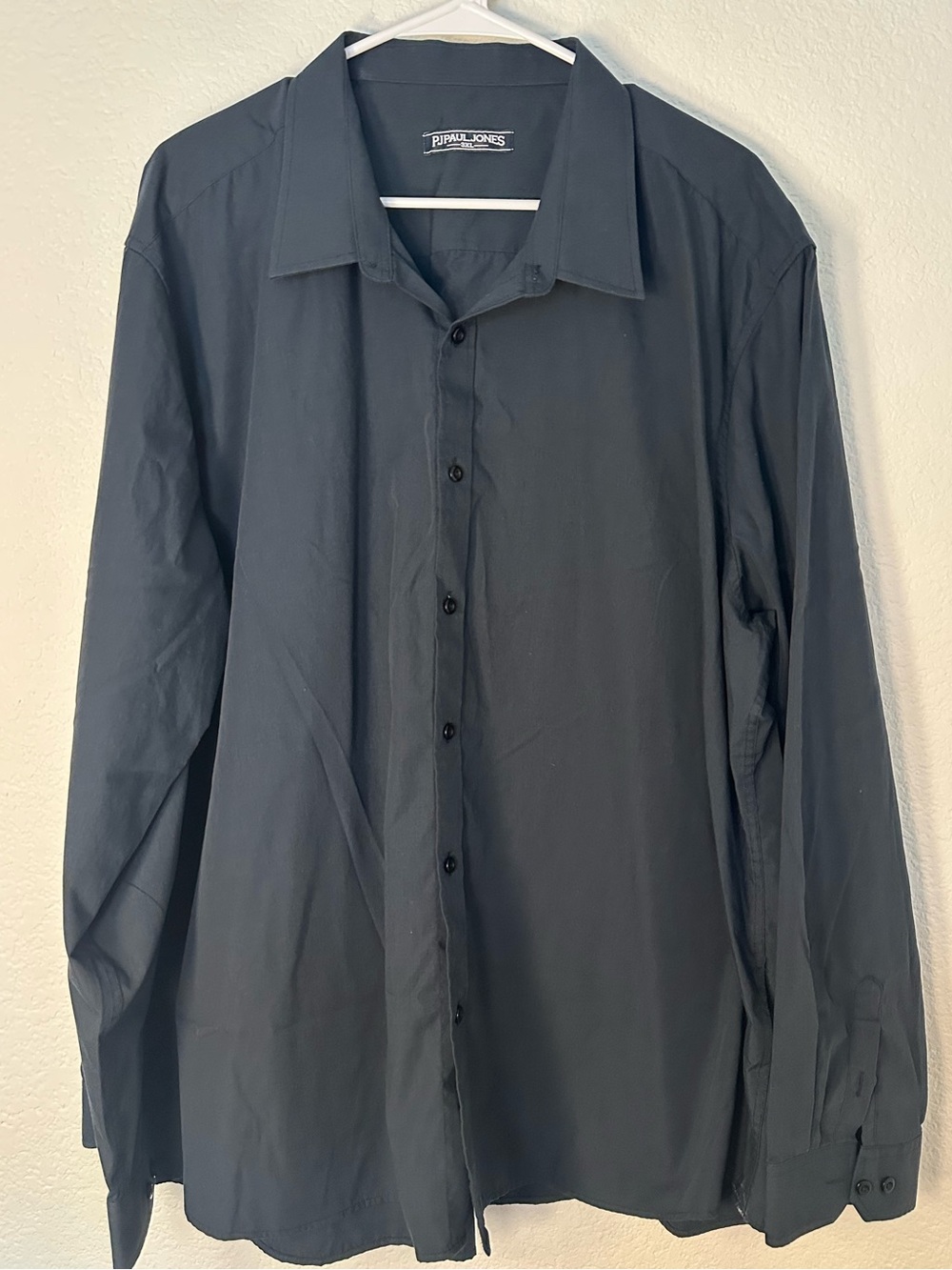 PJ Paul Jones Men’s Dark Navy Button Down Shirt 3XL Long Sleeve